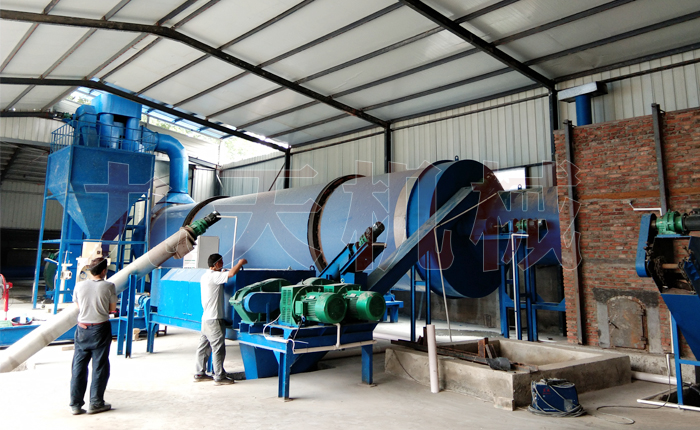 江蘇啤酒糟烘干機現(xiàn)場圖